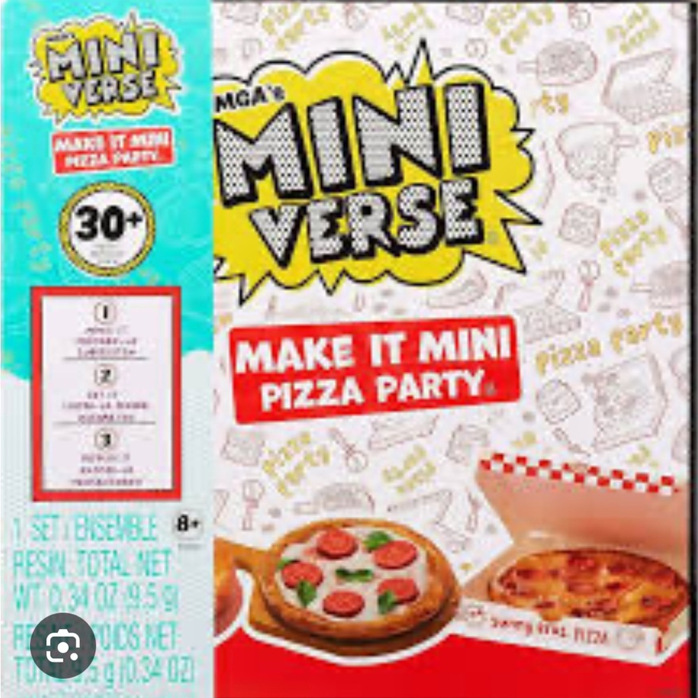 MGA's Mini Verse Make It Mini Pizza Party Set